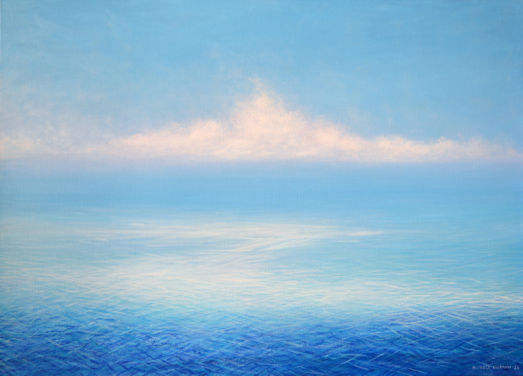 2016 - Il mare degli iblei - Olio su tela 50x70